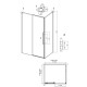 Душевое ограждение Grossman Galaxy 100.K33.01.100.10.02-200.K33.01.100.10.02 (100х100х195) раздвижная(левая),хром,стекло шиншилла