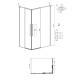 1/2 душевого ограждения Grossman Galaxy 1/2.K33.01.70.10.02 (70х195) правая,хром,стекло шиншилла