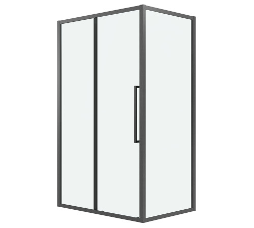 Душевое ограждение Grossman Cosmo 100.K33.02.100.42.00-200.K33.02.90.42.00 (100х90х195) раздвижная,графит сатин,стекло прозрачное