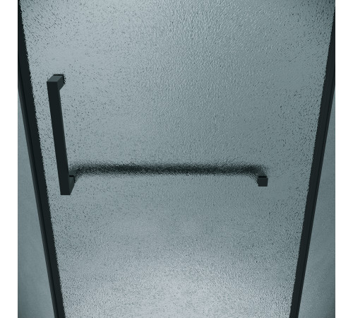 Душевое ограждение Grossman Pragma 302.K33.03.1010.21.02 (100х100х195) трапеция,распашная,черный матовый,стекло шиншилла