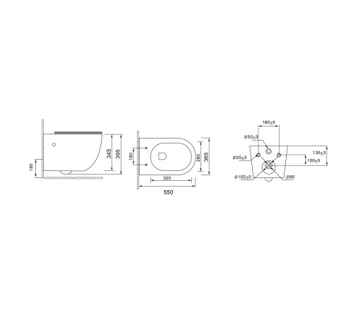 Комплект 3 в 1: Grossman инсталляция 900.K31.01.000+клавиша 700.K31.03.210.210 черный матовый+унитаз GR-4411S
