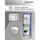 Комплект 3 в 1: Grossman инсталляция 900.K31.01.000+клавиша 700.K31.04.12M.12M хром сатиновый+унитаз GR-4477SQ