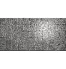 Abstra Silver Blocks Shiny 50x100