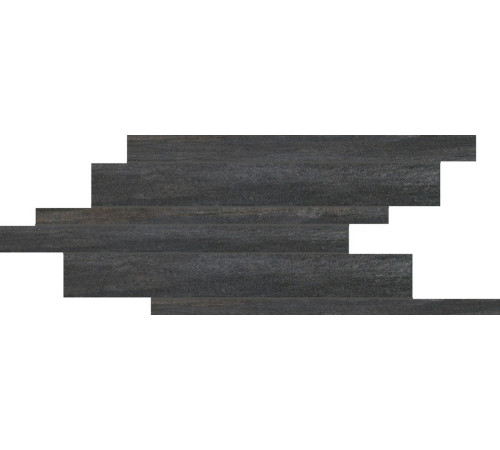 Walks 1.0 Black Modulo Listello Sfalstato 21x40