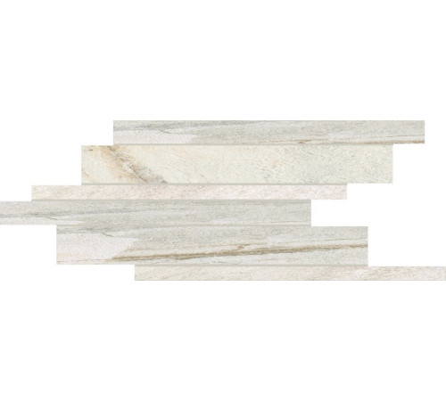 Walks 1.0 White Modulo Listello Sfalstato Soft 21x40