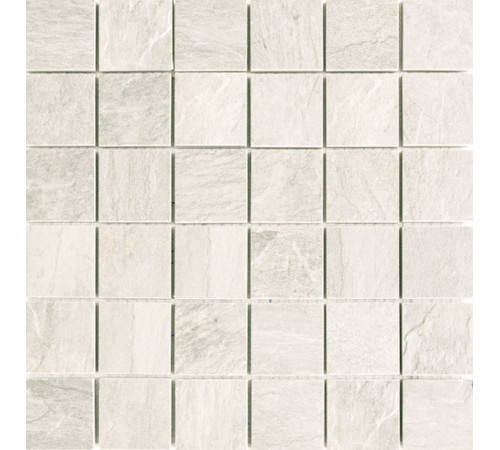 Ardoise Blanc Grip Mosaico 5x5 30x30