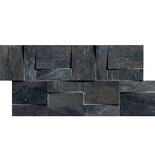Ardoise Modulo Muretto 3d Noir 30x30