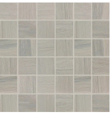 Wooden Tile Gray Mosaico Sfalstato Nat 5x5 30x30