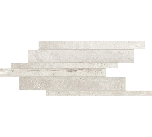 Modulo Listello Sfalsato Mix Blanc 21x40