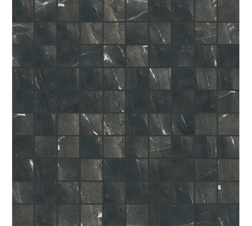 Timeless Black Deep 3x3 Mosaico Lucido 30x30
