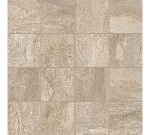 Ardoise Ecru 7.5x7.5 6mm 30x30 Mosaico