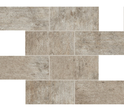 La Roche Ecru 7.5x15 6mm 30x30 Muretto