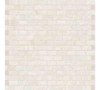 Ardoise Blanc 1.5x3 6mm Mos.30x30