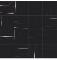 Stones & More 2.0 Sahara Noir Glossy 6 Mm Mos 7.5x7.5 30x30