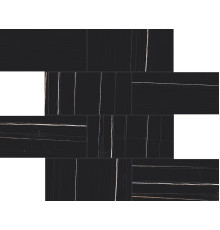 Stones & More 2.0 Sahara Noir Glossy 6 Mm Muretto 7.5x15 30x30