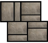 Matieres Rex Gris Mod.Muretto 3d 30x30
