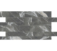 Stones & More 2.0 Calacatta Black Smooth Listello Sfalsato 30x60