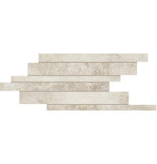 Artifact Of Cerim Aged White Listello Sfalstato 21x40