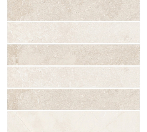 Elemental Stone White Limestone Mos 3d Nat 30x30
