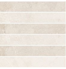 Elemental Stone White Limestone Mos 3d Lucido 30x30