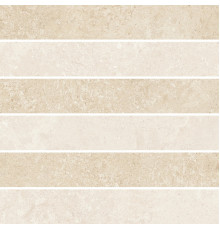 Elemental Stone Cream Limestone Mos 3d Nat 30x30