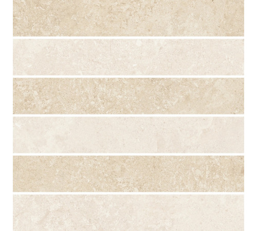 Elemental Stone Cream Limestone Mos 3d Nat 30x30