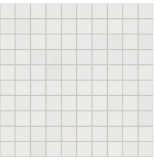 B&W Marble White Mat Mosaico 3x3 30x30