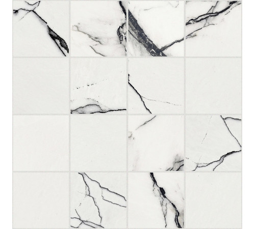 B&W Marble Breach Mat 6 Mm Mos 7,5x7,5 30x30