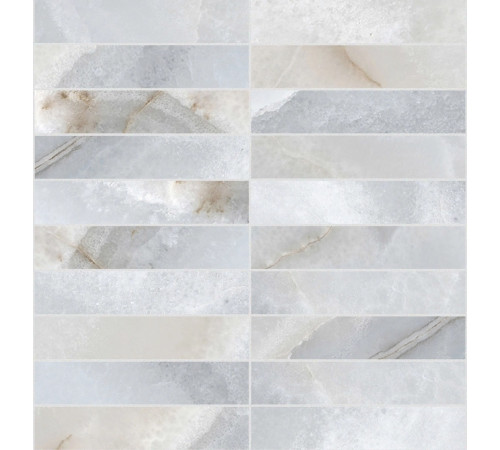 Reves De Rex Blue Matte Mosaico 3x15 30x30