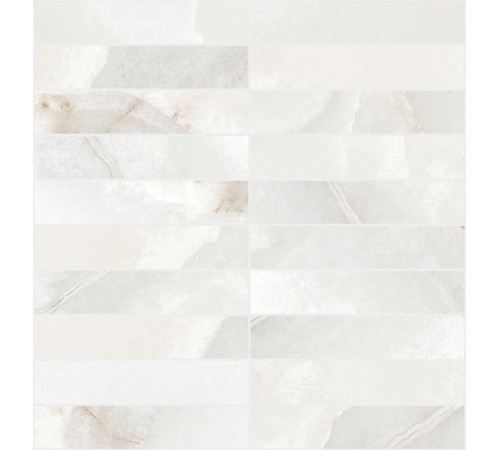 Reves De Rex Perle Glossy Mosaico 3x15 30x30