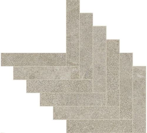 Biotech Herringbone Lapis Greige 6 Mm 45x70