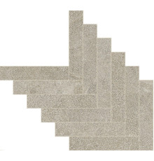 Biotech Herringbone Lapis Greige 9 Mm 45x70