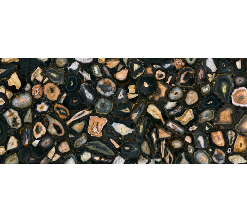 Mystic Luxe Black Sea Gold Satin 6 Mm 120x280