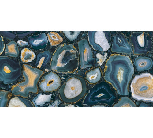 Mystic Luxe Indigo Gold Satin 6 Mm 60x120