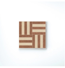 Sensi Terre Mattone+Cotone Nat Intreccio 30x30
