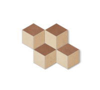 Sensi Terre Cot+Ros+Mat Nat Cubo 37x46