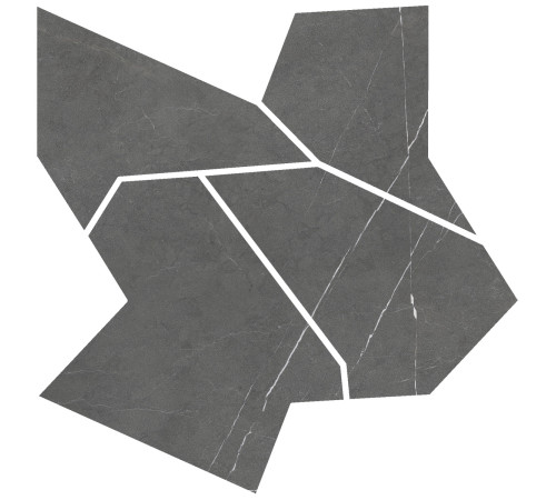 Allure Deco Mosaic Anthracite Soft 60x60