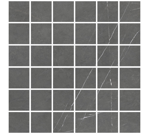 Allure Mosaic 55 Anthracite Soft 30x30