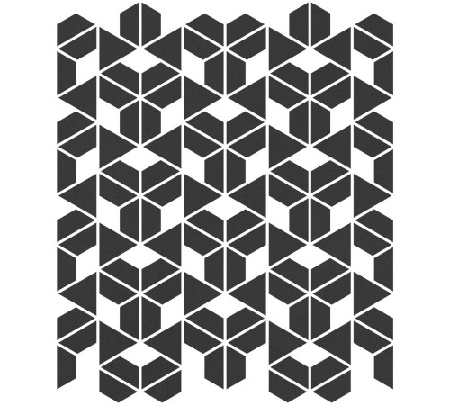 Cava Black Mosaic. A. 22.8x27.8