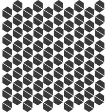 Cava Black Mosaic. B. 27.5x29.6