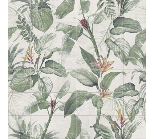 Mural Spring Leaves 120x120 (Комплект Из 36шт 20x20)