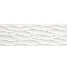 Lumina Curve White Gloss 25x75
