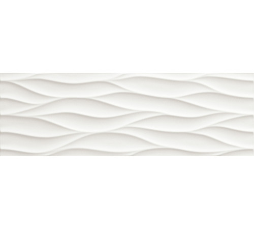 Lumina Curve White Gloss 25x75