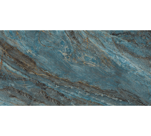 Beam Turquoise Керамогранит бирюзовый 60х120 лаппатированный шайн