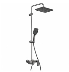 Душевая система FRAP F24202-9, оружейная сталь