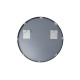 Зеркало Silver Mirrors Selena D500 (алюм. профиль, цвет черный)