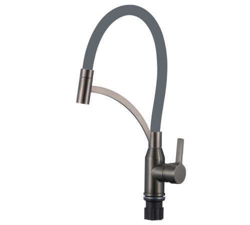 Смеситель для кухни Fmark FS8244Q-04, графит