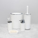 Мыльница FIXSEN ROUND WHITE FX-451-4, белый