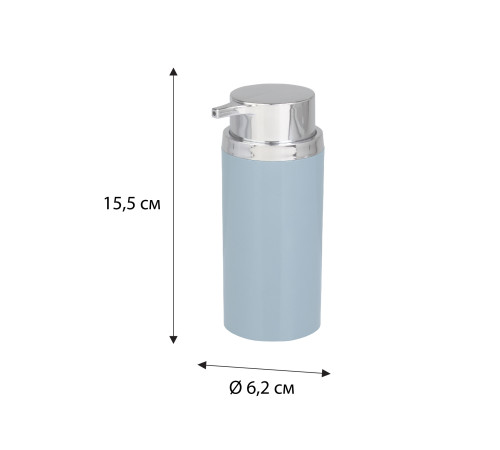 Дозатор жидкого мыла FIXSEN ROUND BLUE FX-455-1, синий