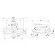 Смеситель для ванны BRAVAT F65299C-1-SW, хром